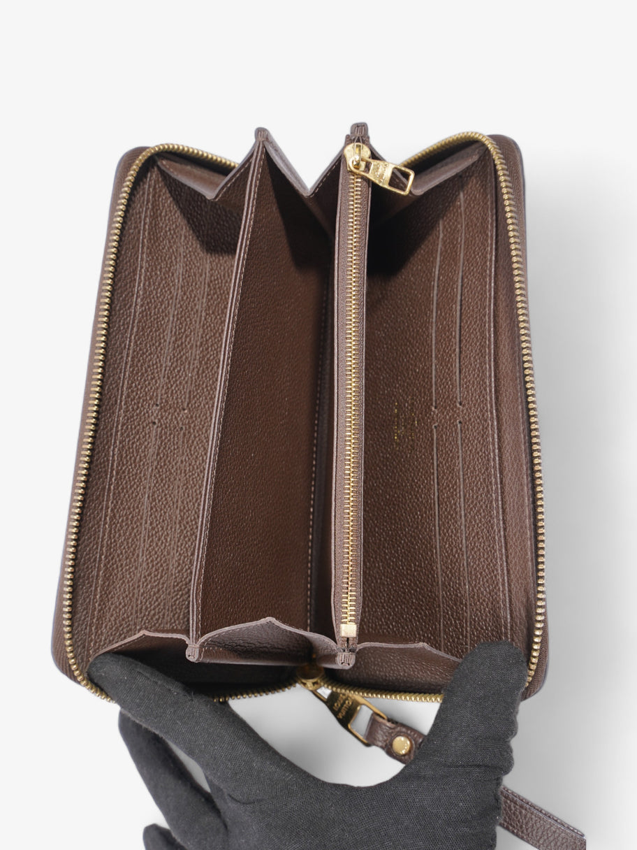 Zippy Wallet Brown Empreinte Leather Image 6