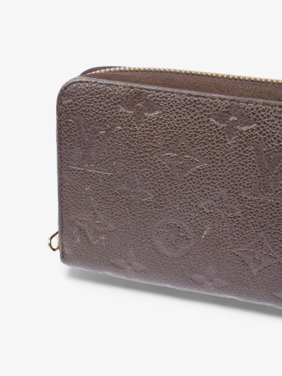 Zippy Wallet Brown Empreinte Leather Image 9