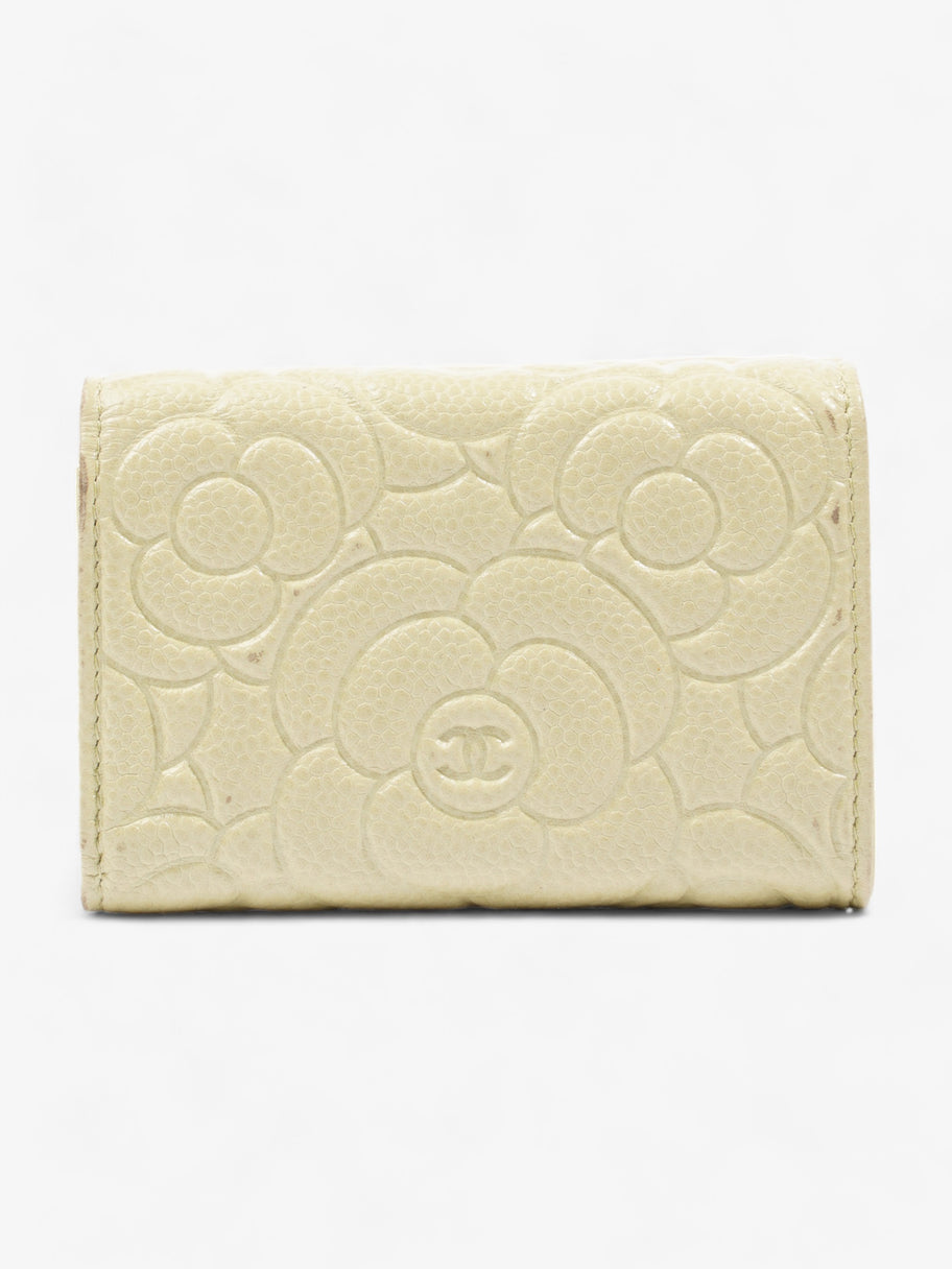 Chanel Camelia Wallet Beige Caviar Leather Image 3