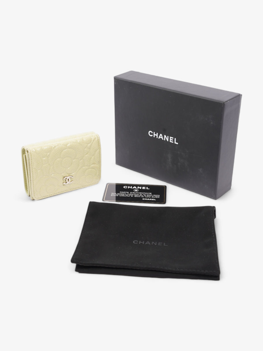 Chanel Camelia Wallet Beige Caviar Leather Image 7