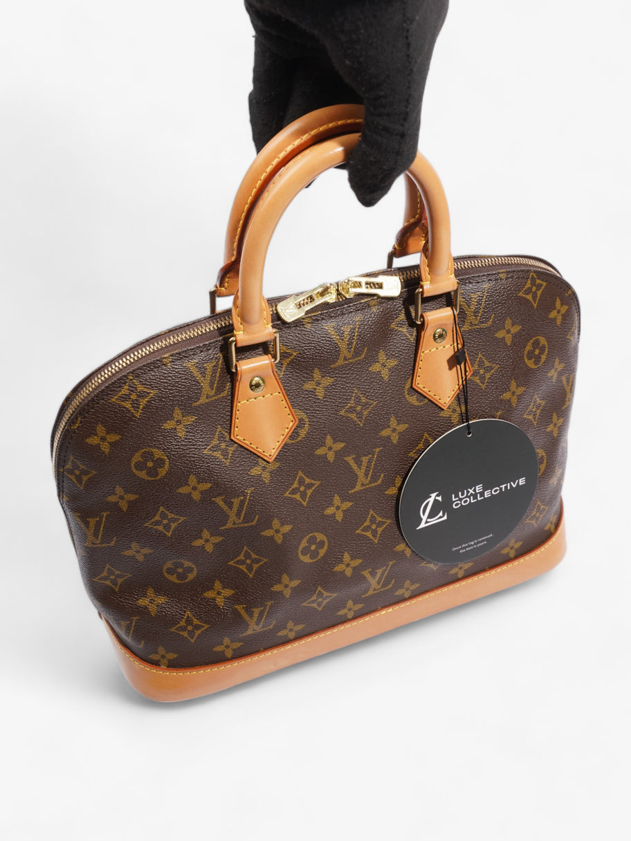 Louis Vuitton Alma Monogram Coated Canvas PM Image 9