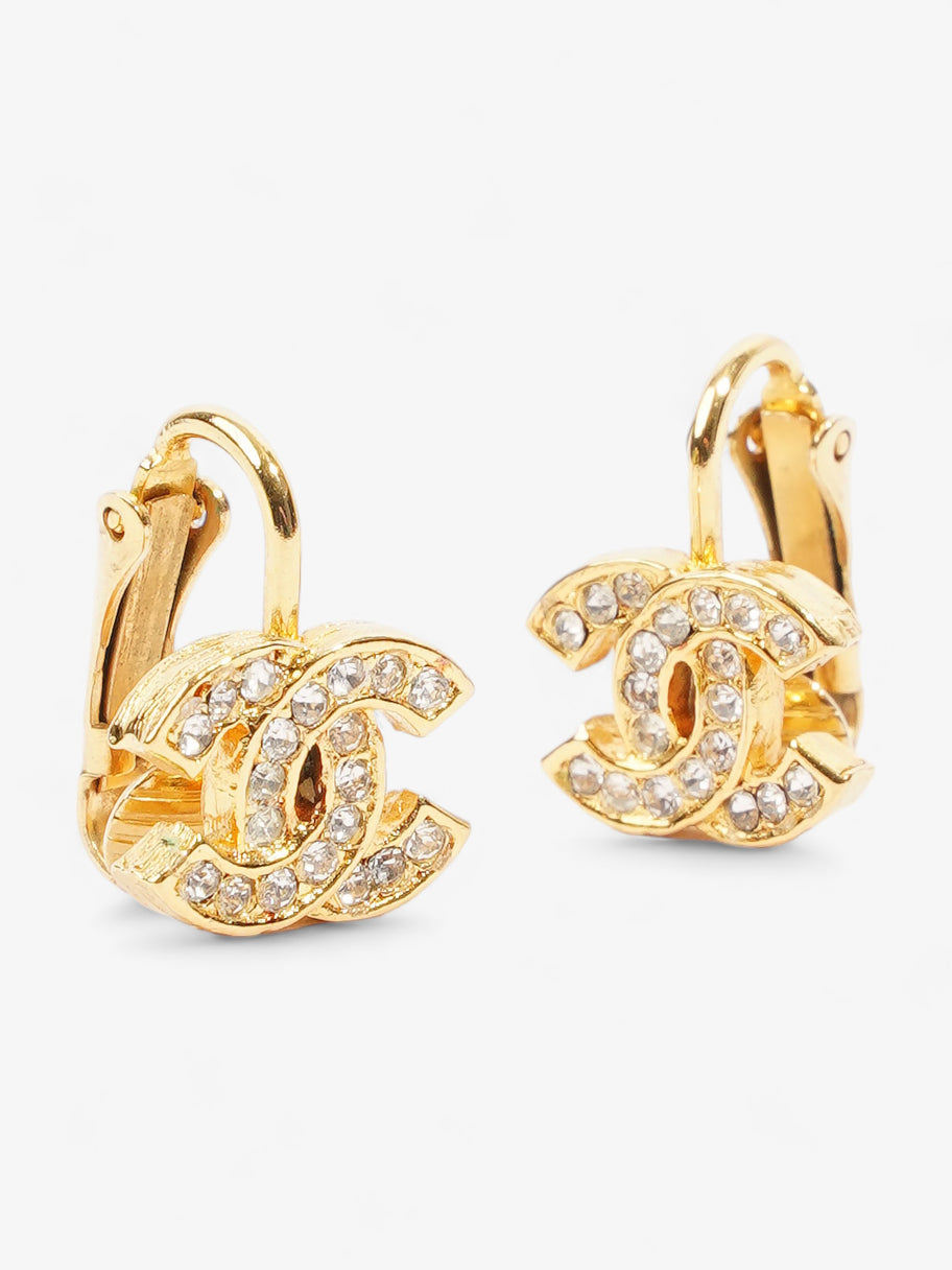 Coco Mark 2092 Clip On Earrings Gold Gold Plated 1.2cm Image 4