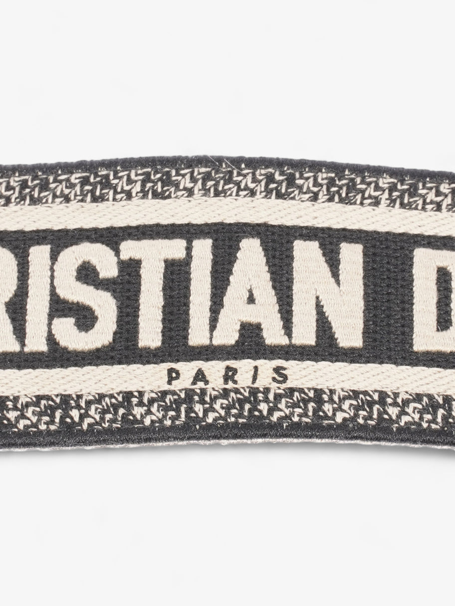 Christian Dior Shoulder Strap Beige / Navy Canvas Image 5