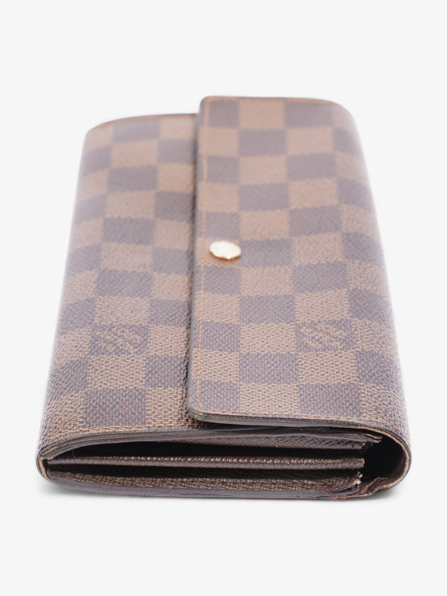 Louis Vuitton Portefeuille Sarah Wallet Damier Ebene Coated Canvas Image 2