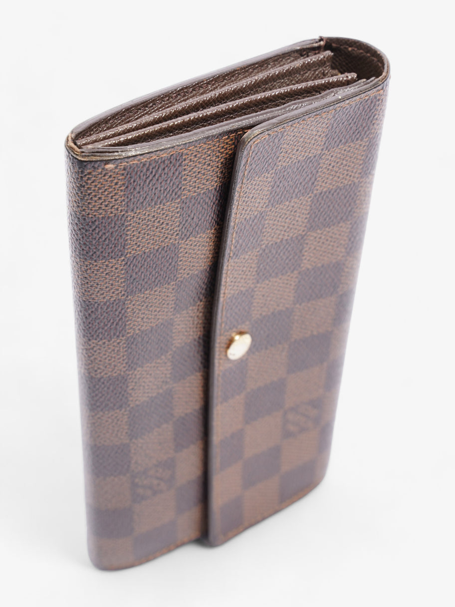 Louis Vuitton Portefeuille Sarah Wallet Damier Ebene Coated Canvas Image 6