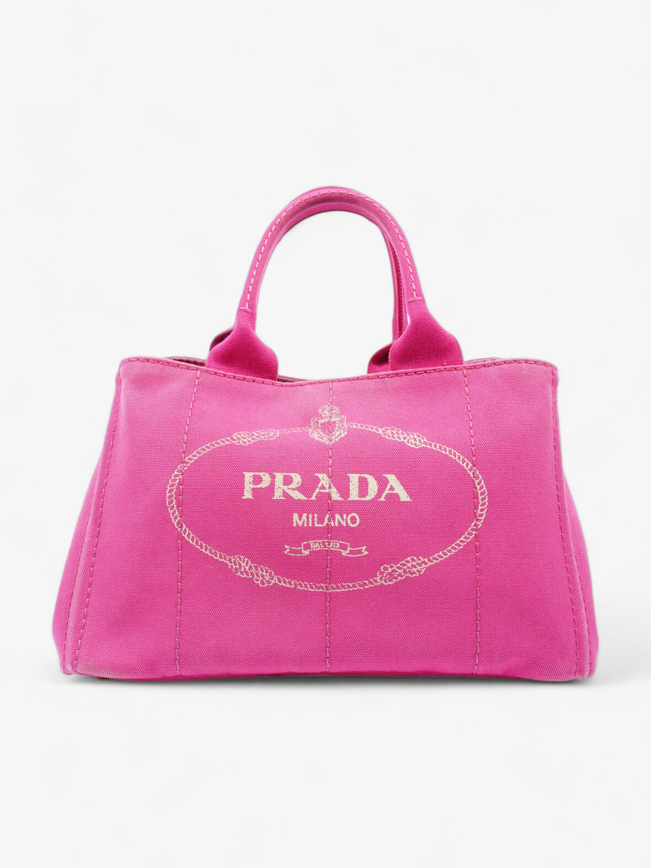 Canapa Handbag Pink Canvas Image 1