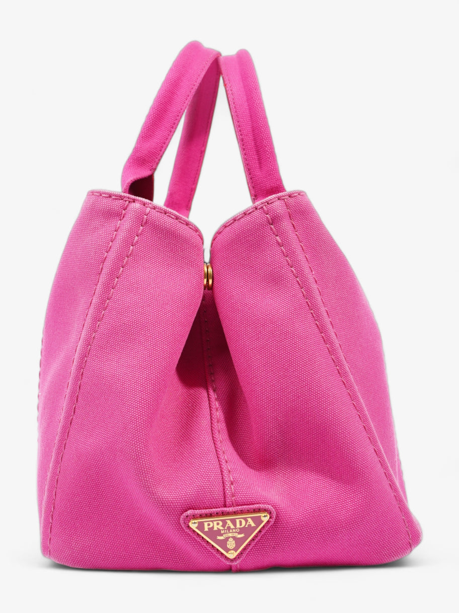 Canapa Handbag Pink Canvas Image 5