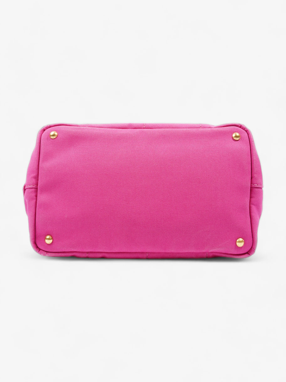 Canapa Handbag Pink Canvas Image 6