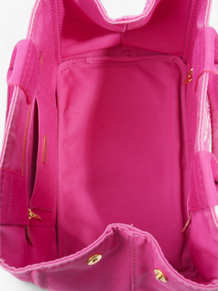 Canapa Handbag Pink Canvas Image 7