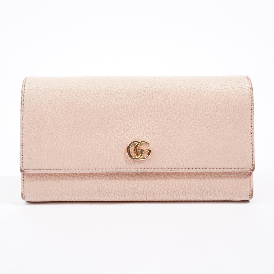 Gucci Marmont Long Wallet Pink Leather Image 1