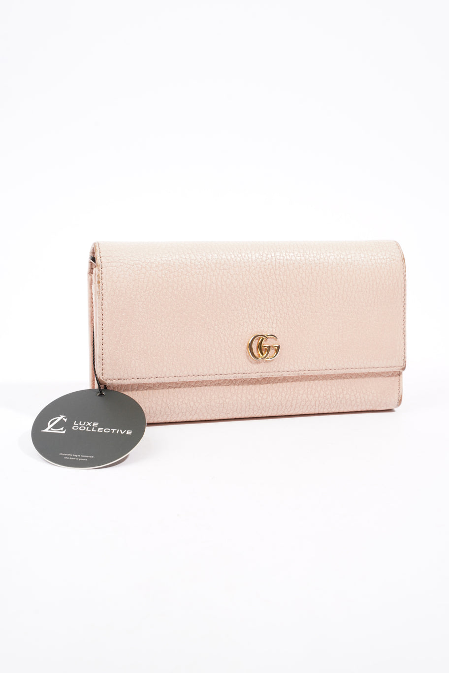 Gucci Marmont Long Wallet Pink Leather Image 7