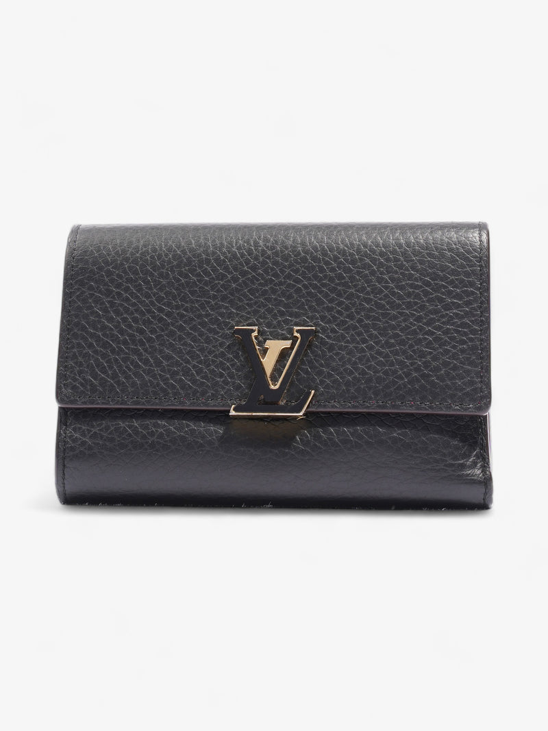  Louis Vuitton Capucine Wallet Black Leather