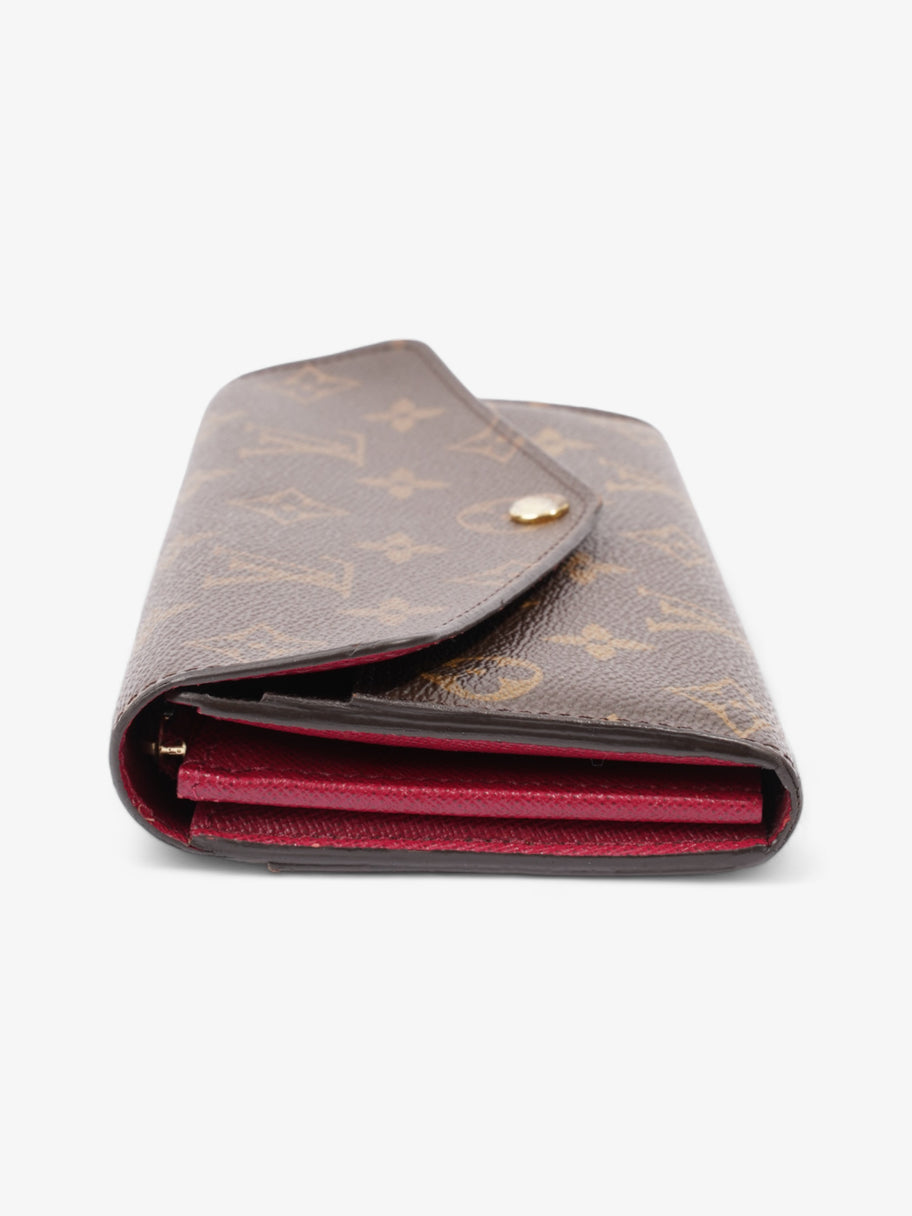 Sarah Wallet Monogram / Fuschia Canvas Image 5