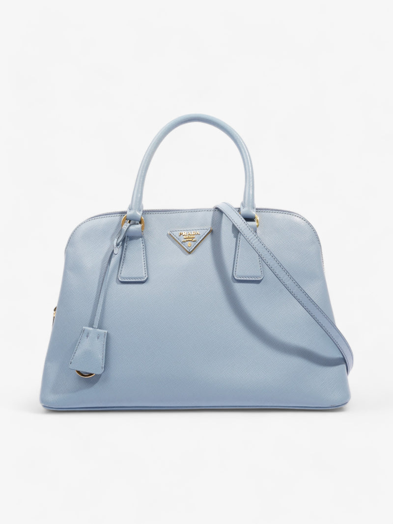  Galleria Tote Baby Blue Saffiano Leather Medium