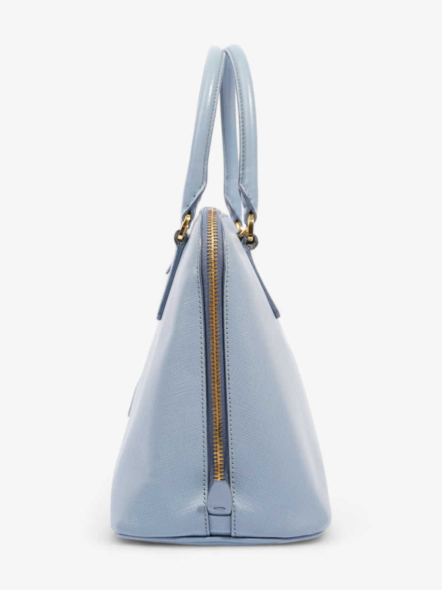 Galleria Tote Baby Blue Saffiano Leather Medium Image 3