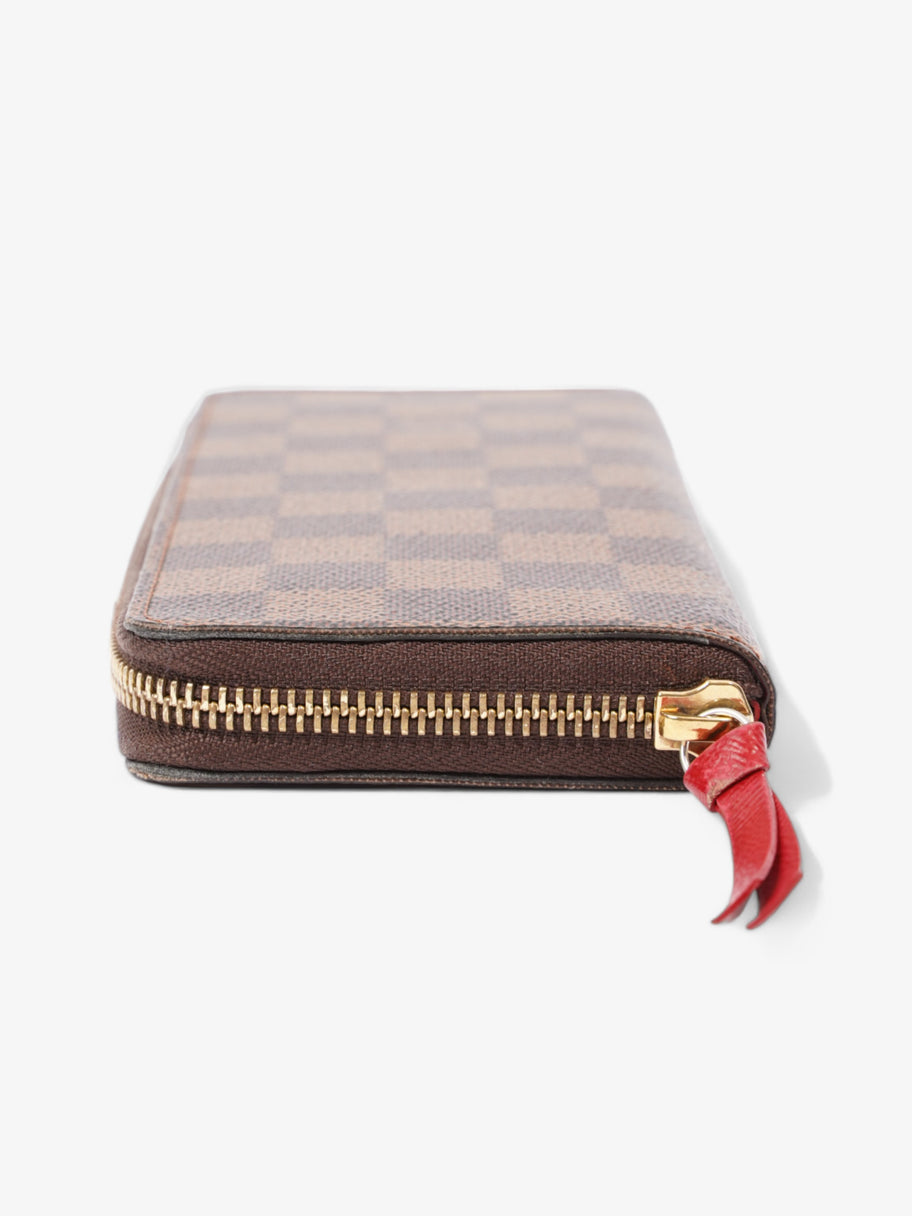 Clemence Wallet Monogram / Red Coated Canvas Image 4