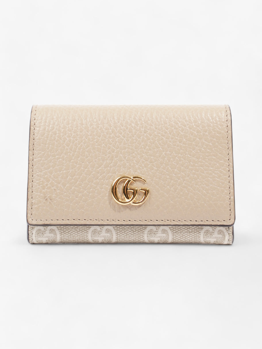 Gucci GG Marmont Wallet Beige Leather Image 1