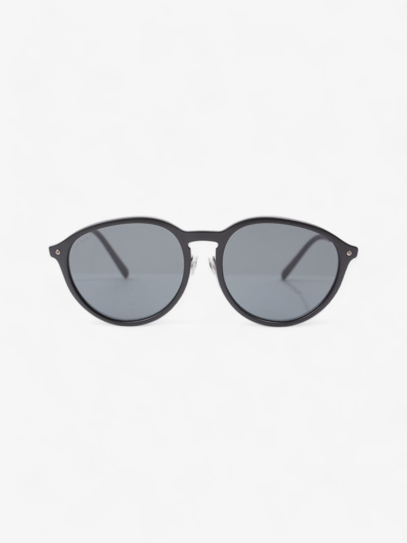  Bvlgari Round Sunglasses Black Acetate 145mm