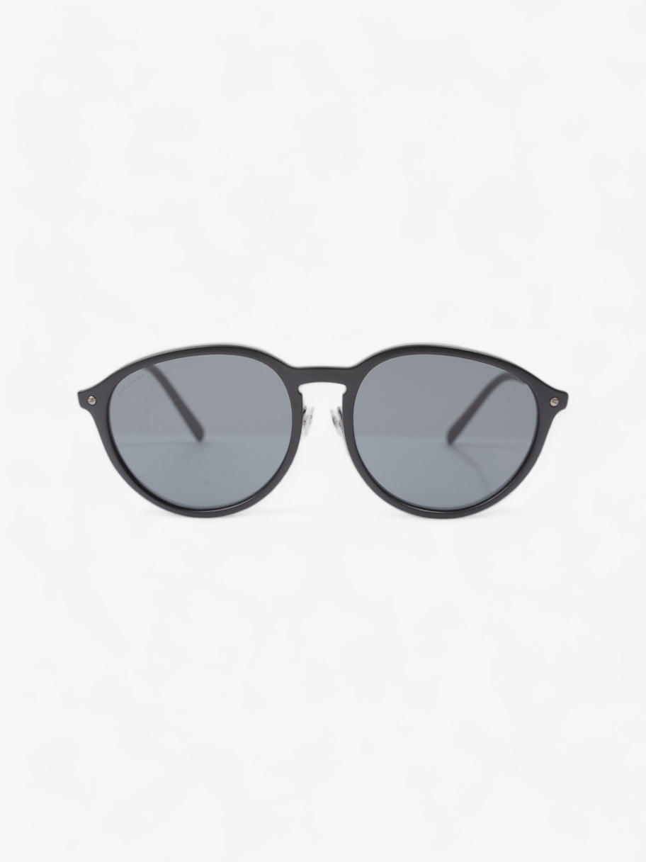 Bvlgari Round Sunglasses Black Acetate 145mm Image 1