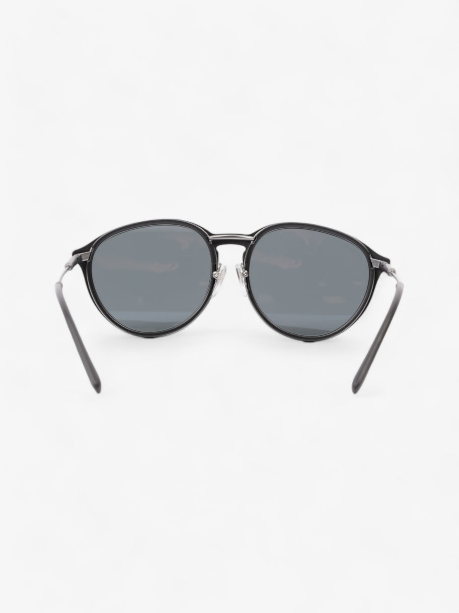 Bvlgari Round Sunglasses Black Acetate 145mm Image 3