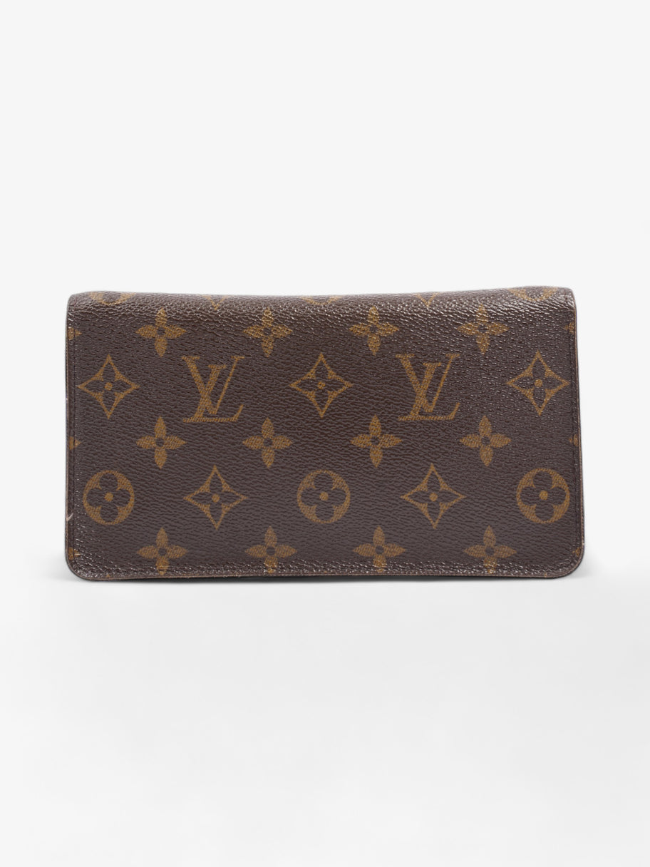 Louis Vuitton Zip Around Wallet Monogram Coated Canvas Image 1