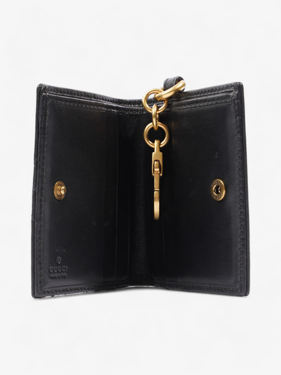 GG Marmont Card Case Black Matelasse Leather Image 5