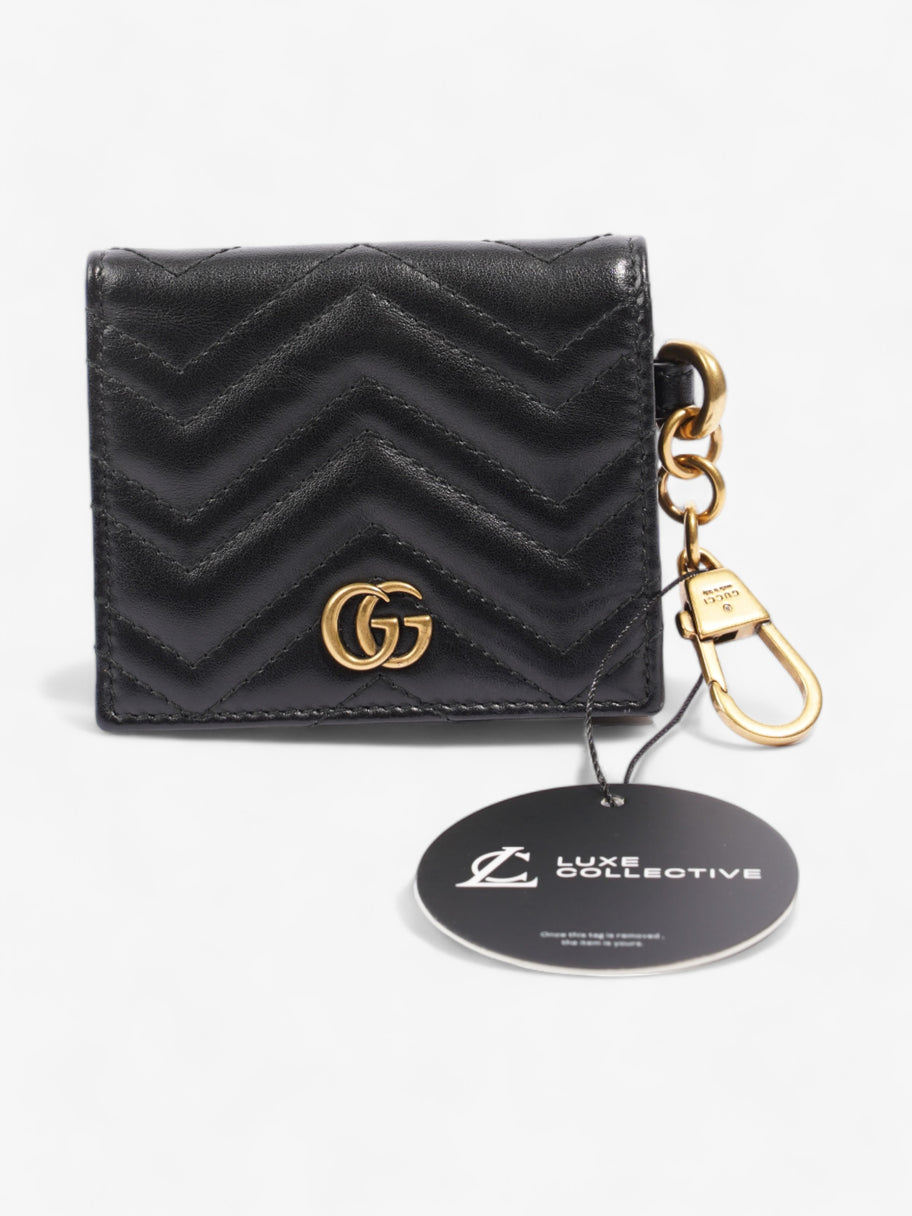 GG Marmont Card Case Black Matelasse Leather Image 7