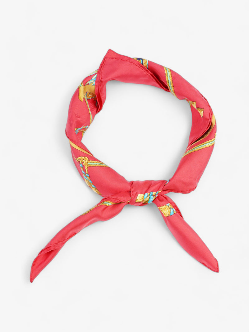  Hommage a Charles Garnier Red / Multicoloured Silk