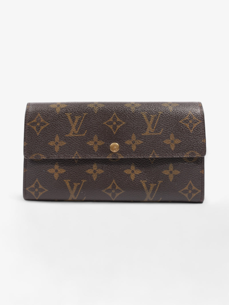  Louis Vuitton Sarah Wallet Monogram Coated Canvas