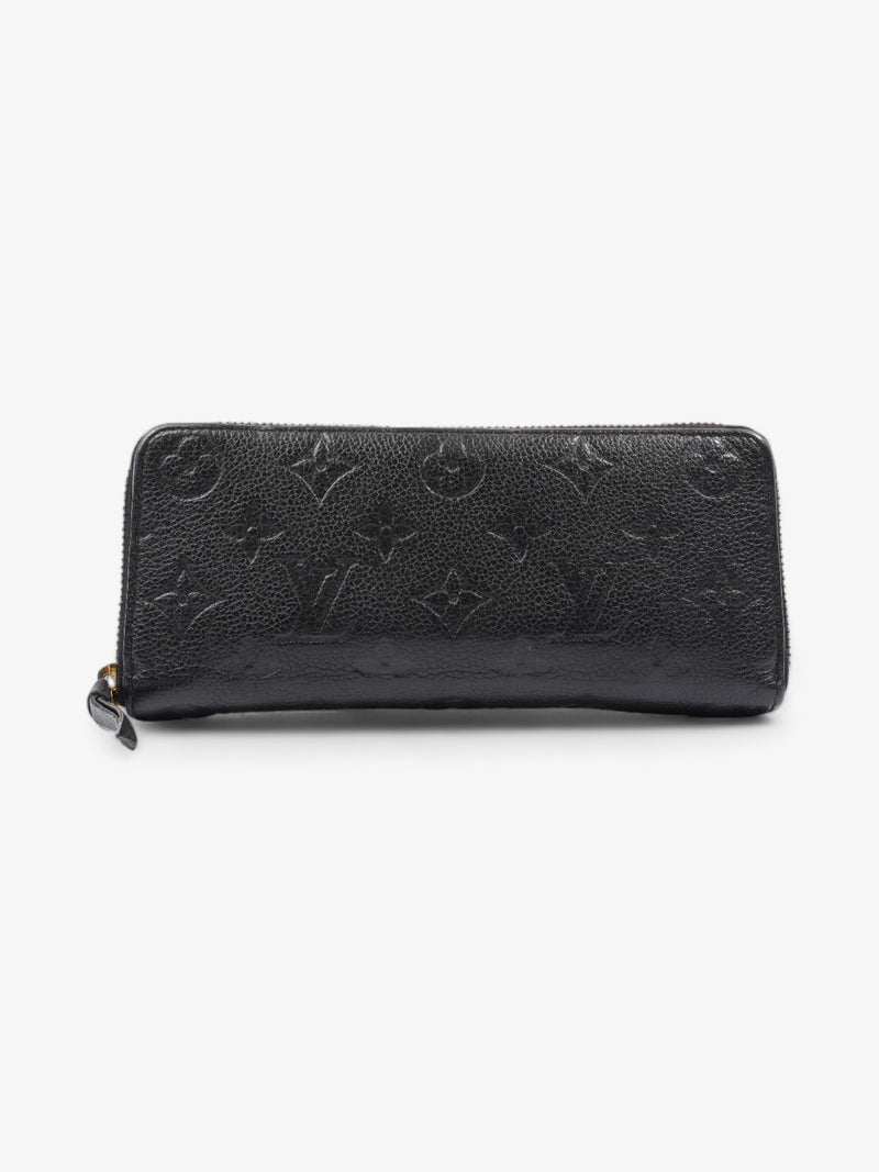  Louis Vuitton Clemence Wallet Black Empreinte Leather