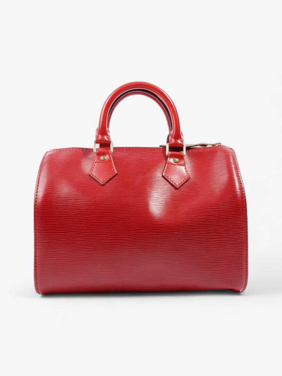 Louis Vuitton Speedy Red Epi Leather 25 Image 1