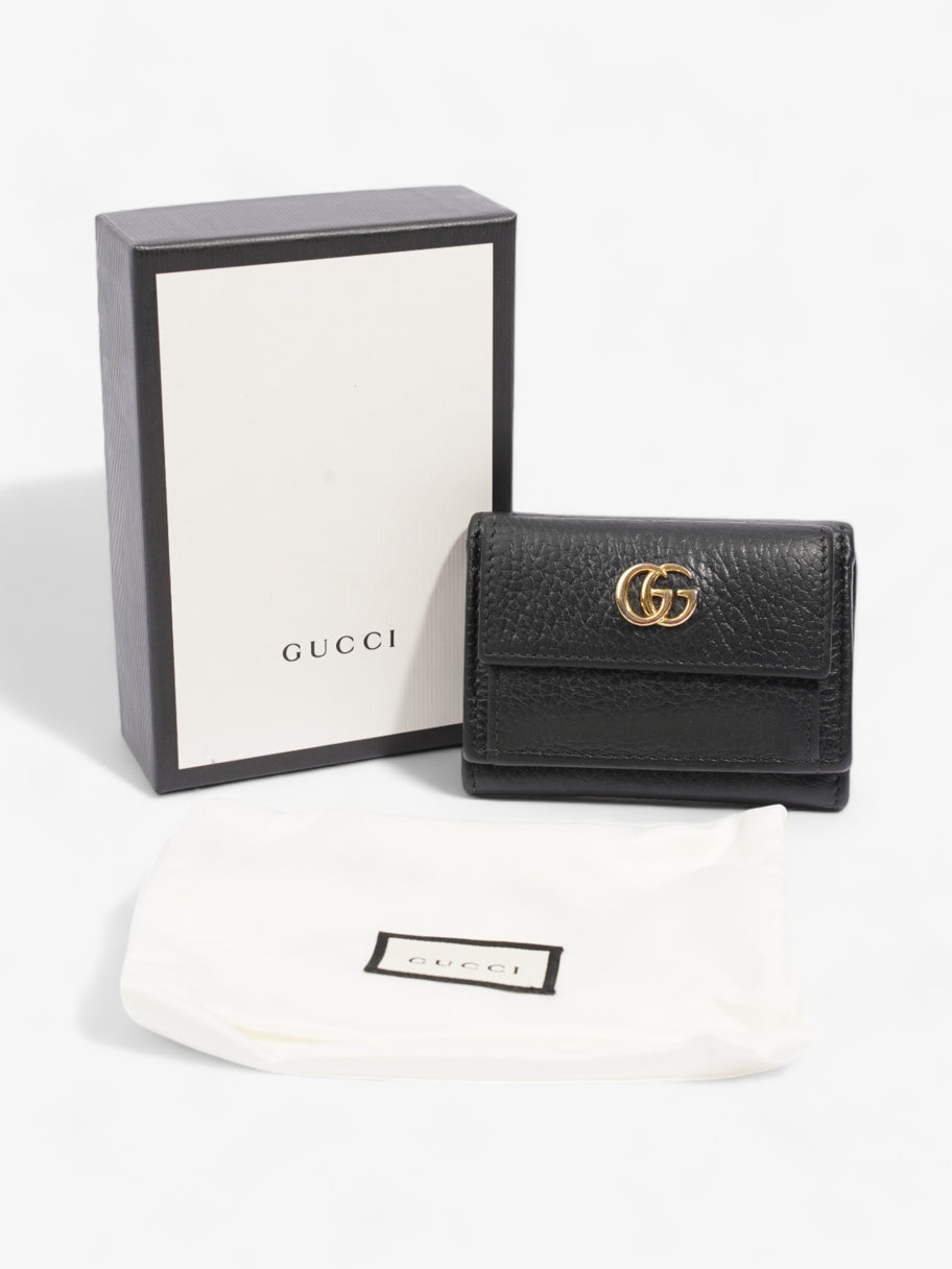 Gucci GG Marmont Trifold Wallet Black Leather Image 9