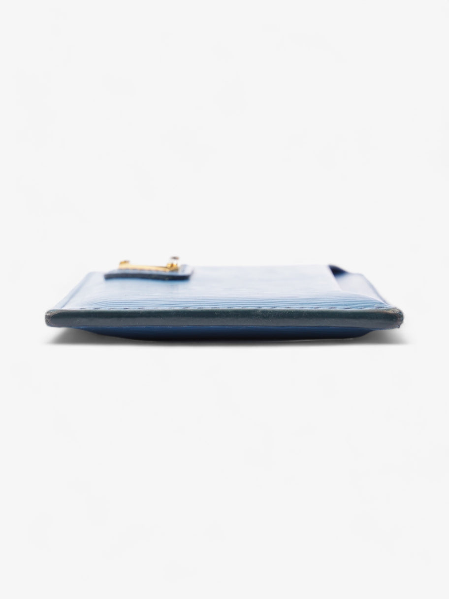 Prada Card Case Blue Epi Leather Image 4