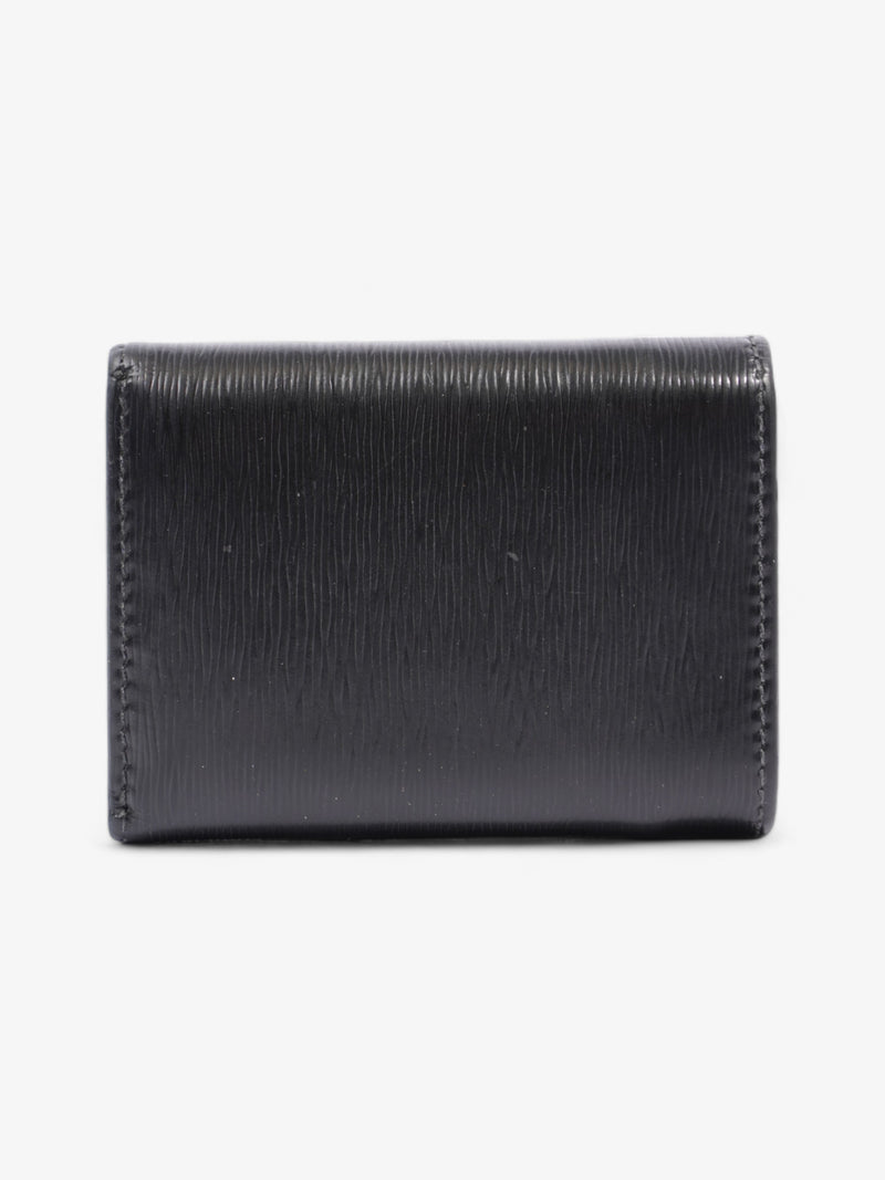  Prada Compact Wallet Black Epi Leather