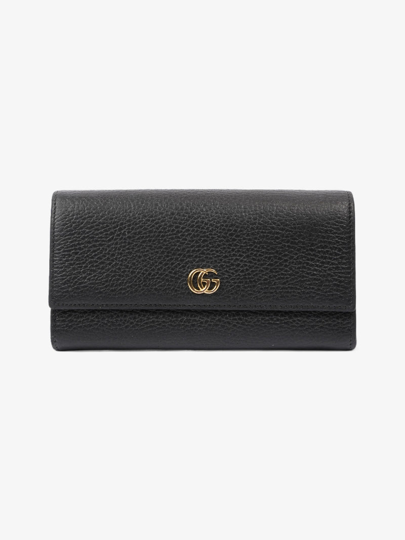  Gucci Marmont Long Wallet Black Leather