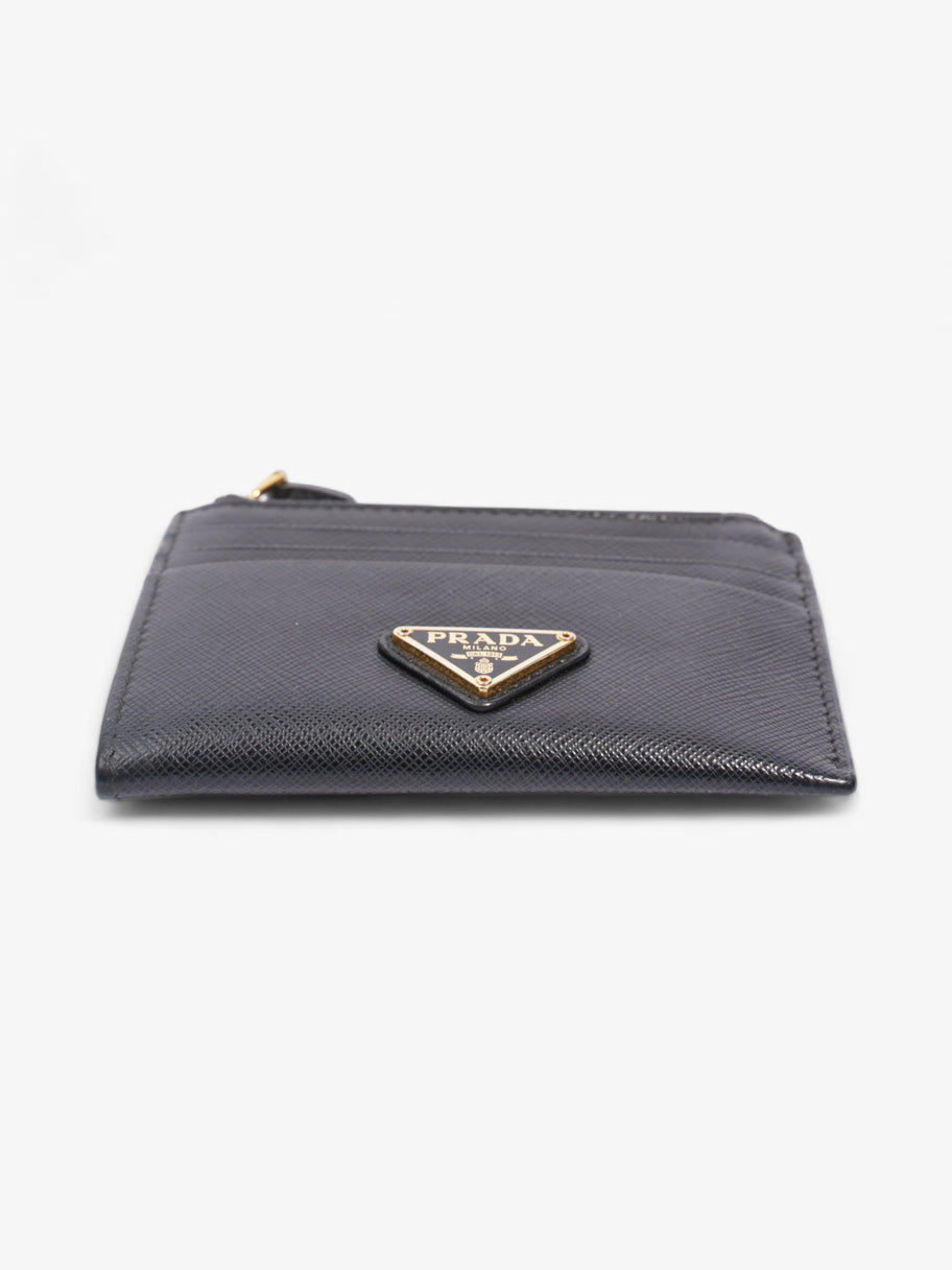 Prada Triangle Wallet Black Saffiano Leather Luxe Collective