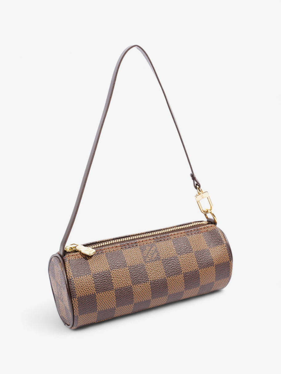 Papillon Damier Ebene Coated Canvas Mini Image 8