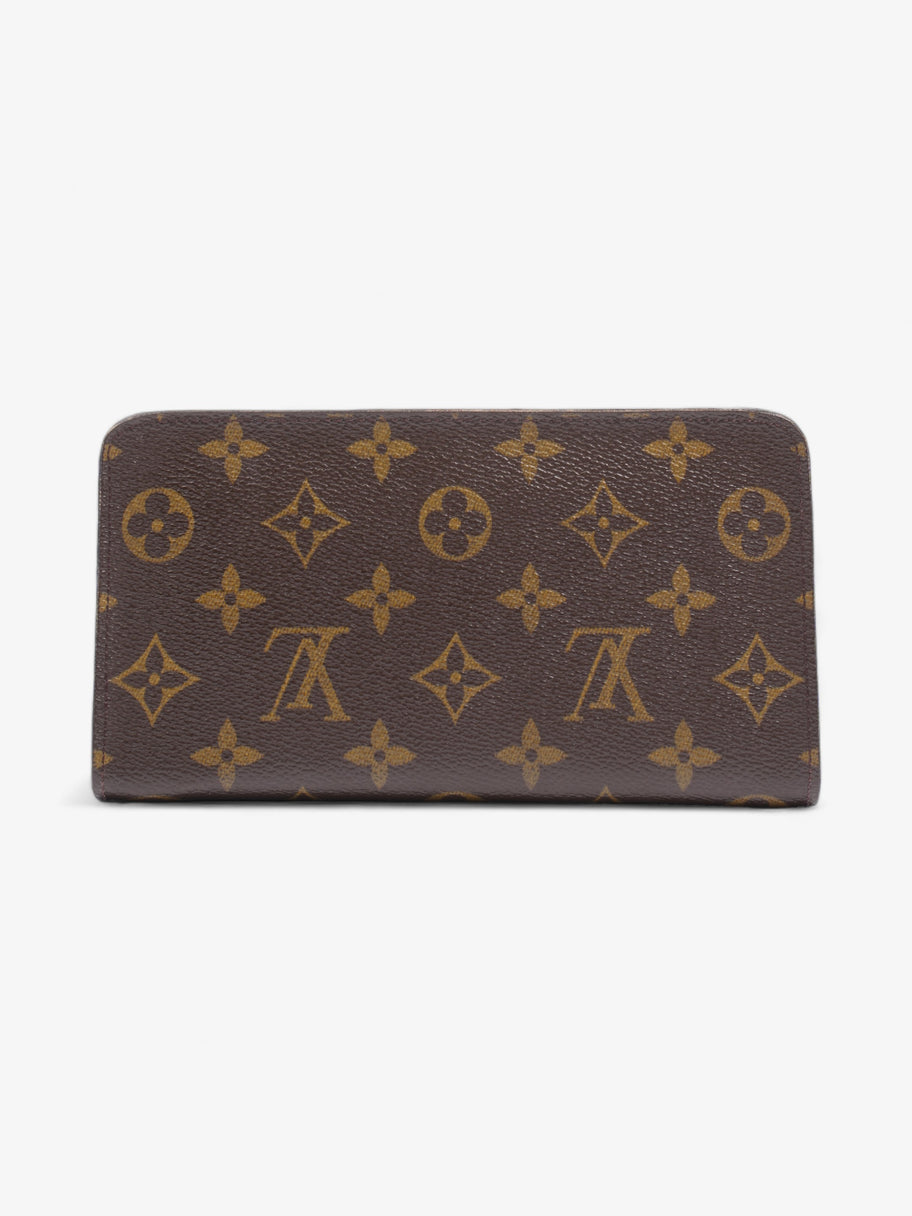 Zip Round Wallet Monogram Coated Canvas Image 2