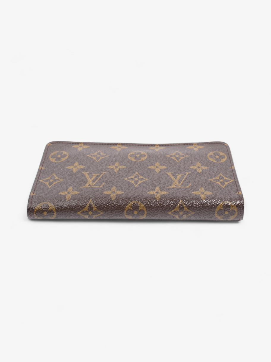 Zip Round Wallet Monogram Coated Canvas Image 5