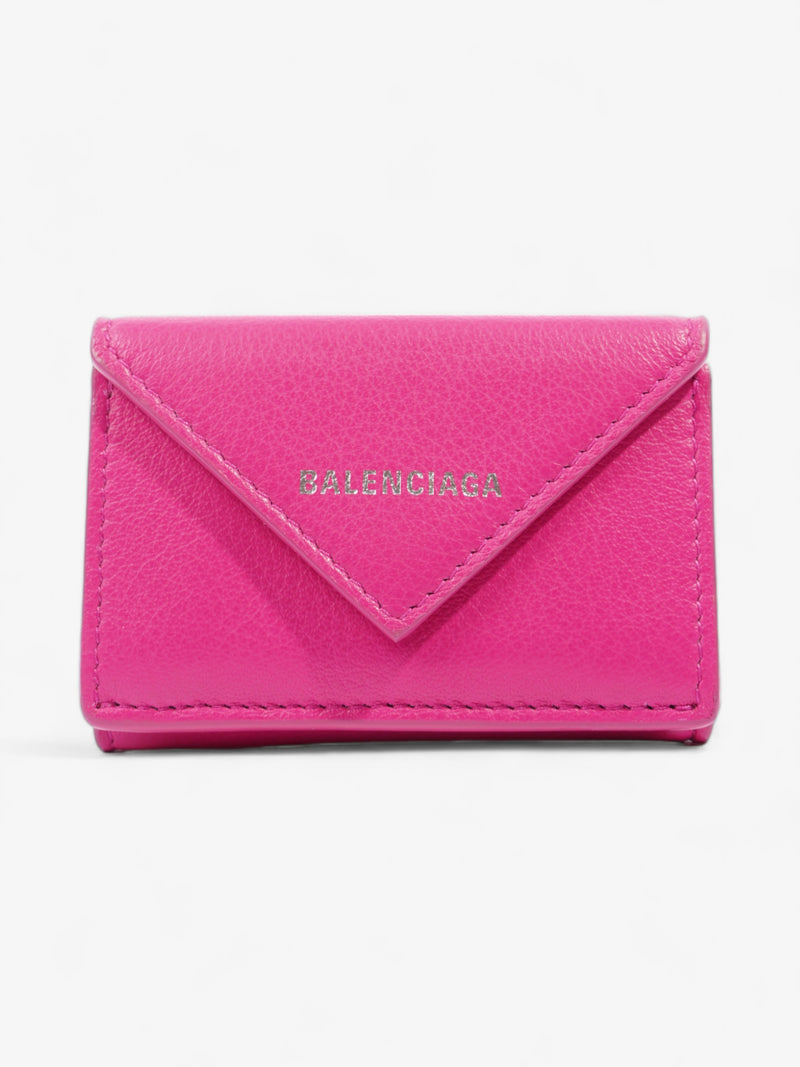  Balenciaga Compact Wallet Pink Leather