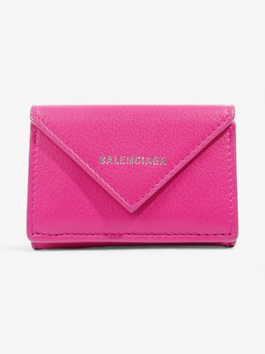 Balenciaga Compact Wallet Pink Leather Luxe Collective