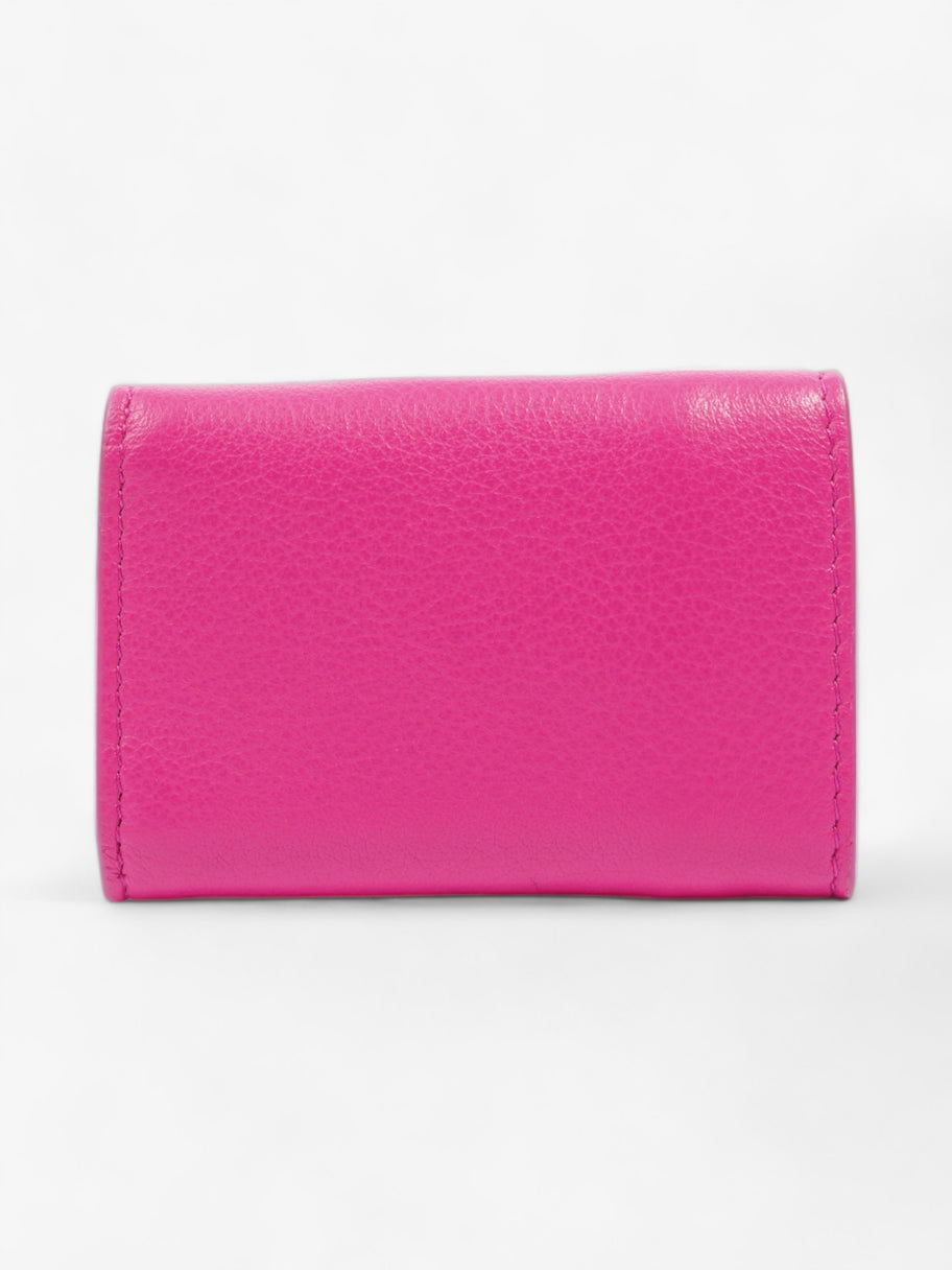 Balenciaga Compact Wallet Pink Leather Image 2