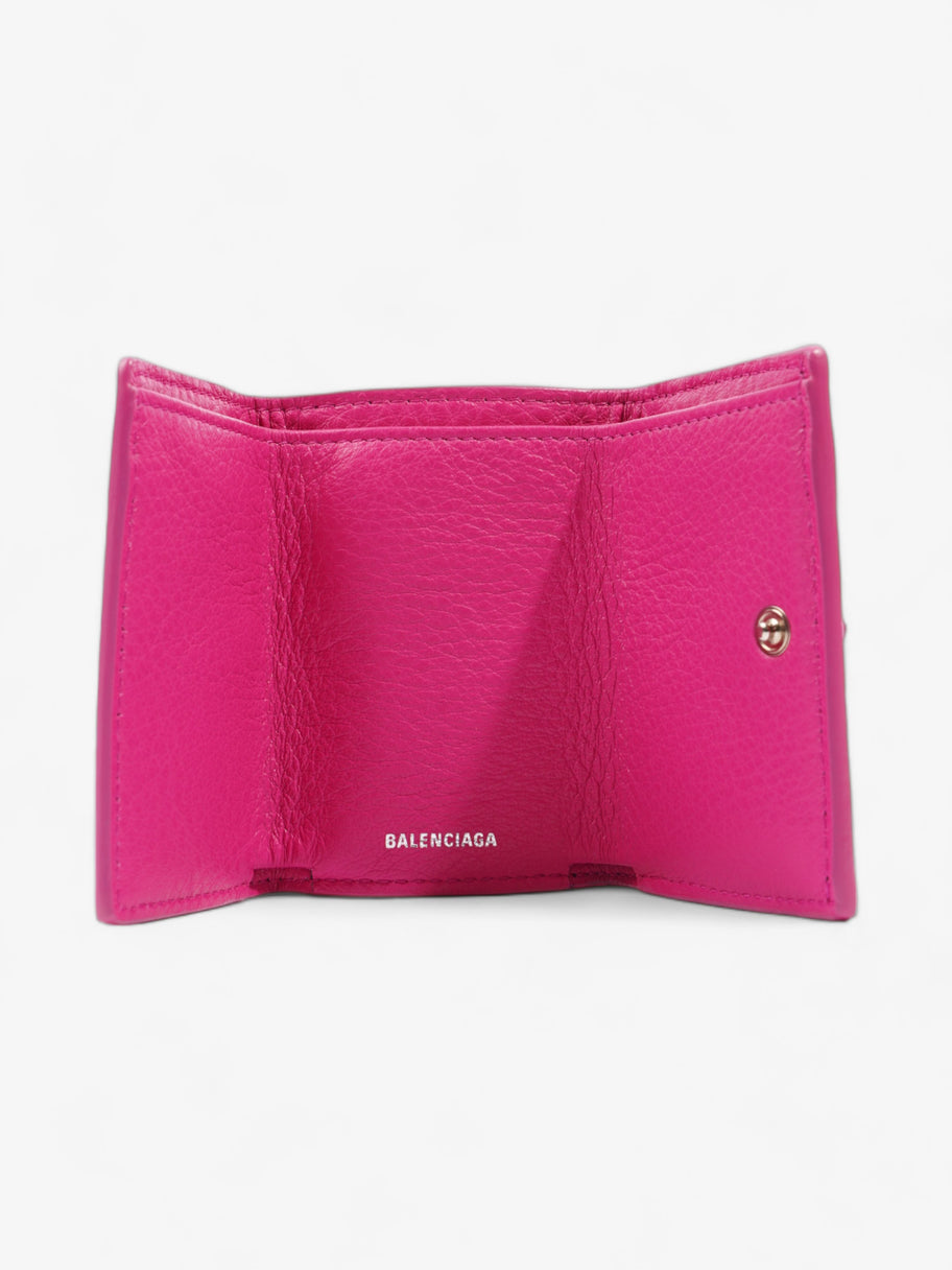 Balenciaga Compact Wallet Pink Leather Image 6