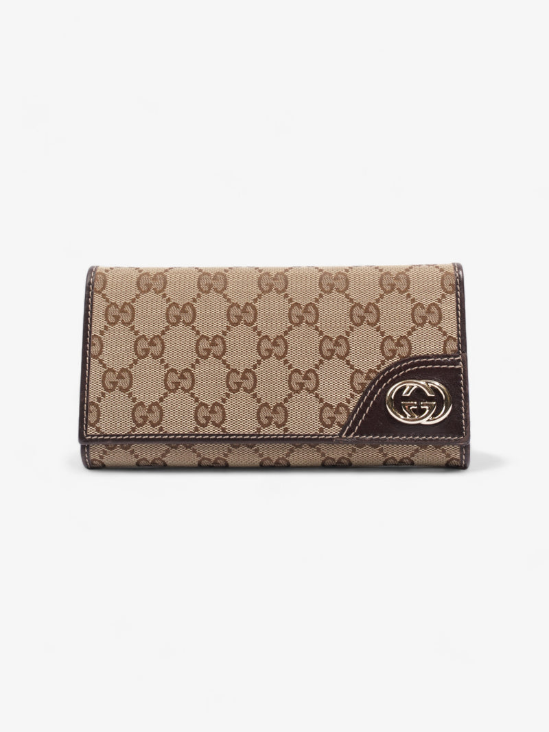  Gucci Interlocking G Wallet GG Supreme Canvas