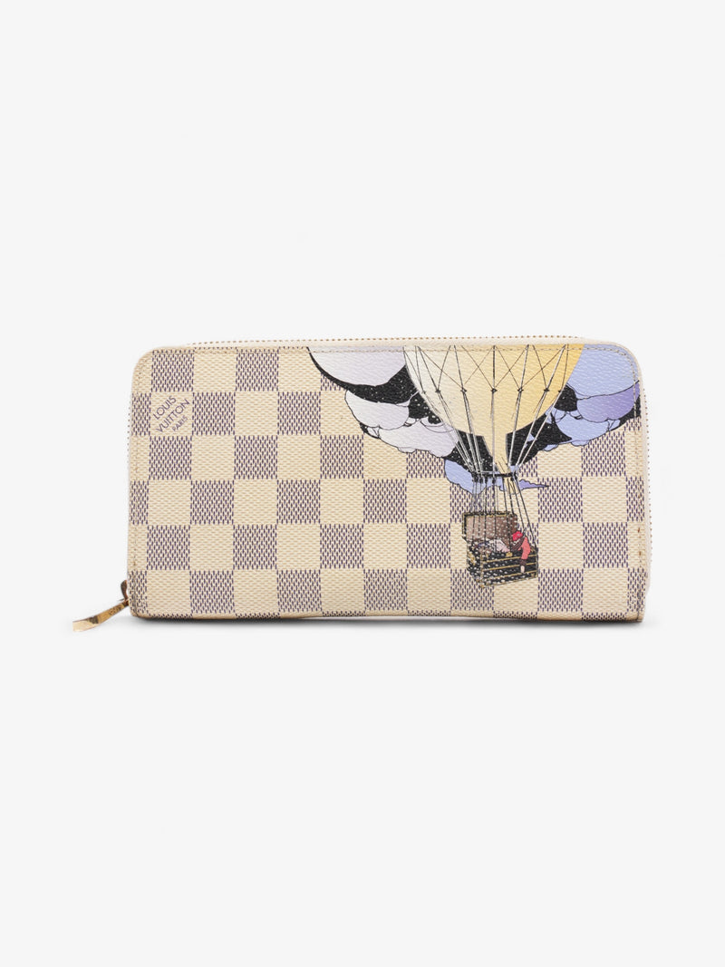  Louis Vuitton Ilustre Zippy Wallet Damier Azur Coated Canvas