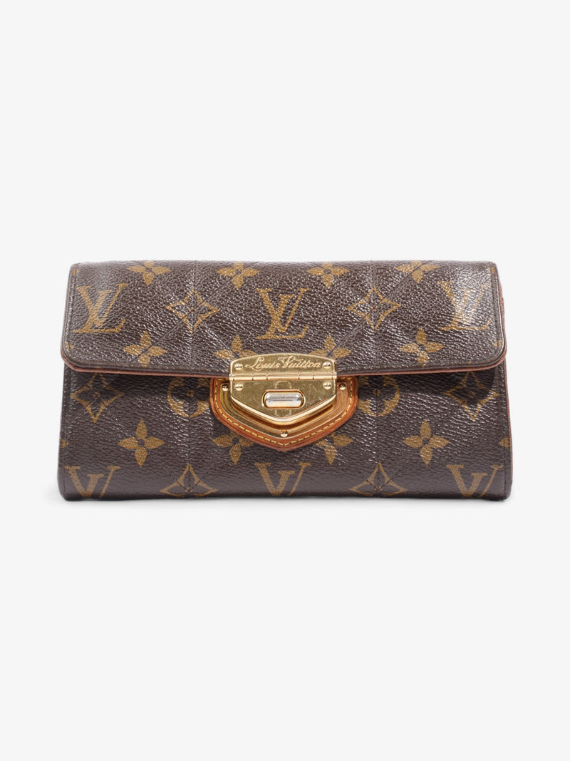  Louis Vuitton Portefeuille Sarah Long Wallet Monogram Coated Canvas