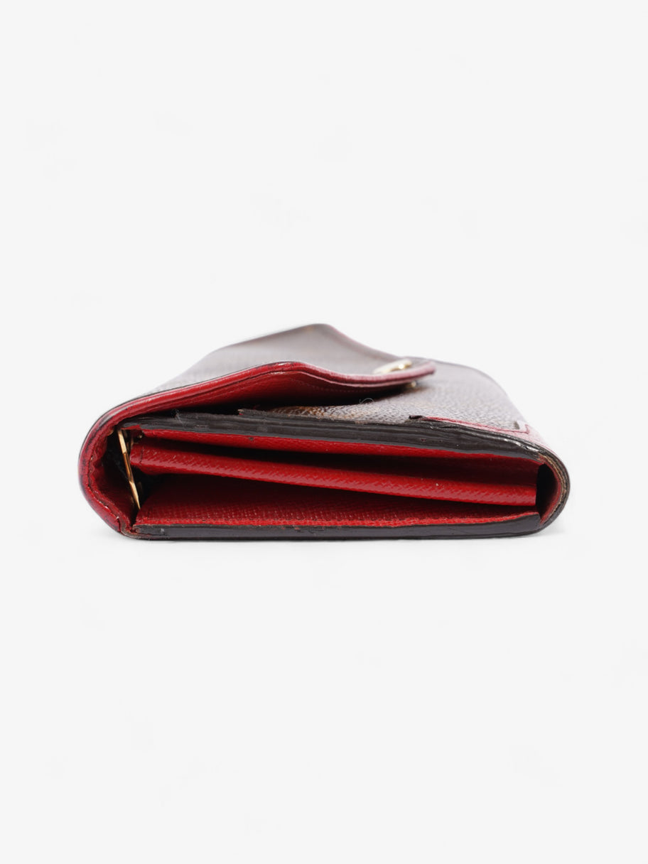 Louis Vuitton Portefeiulle Retiro French Wallet Monogram / Red Coated Canvas Image 3