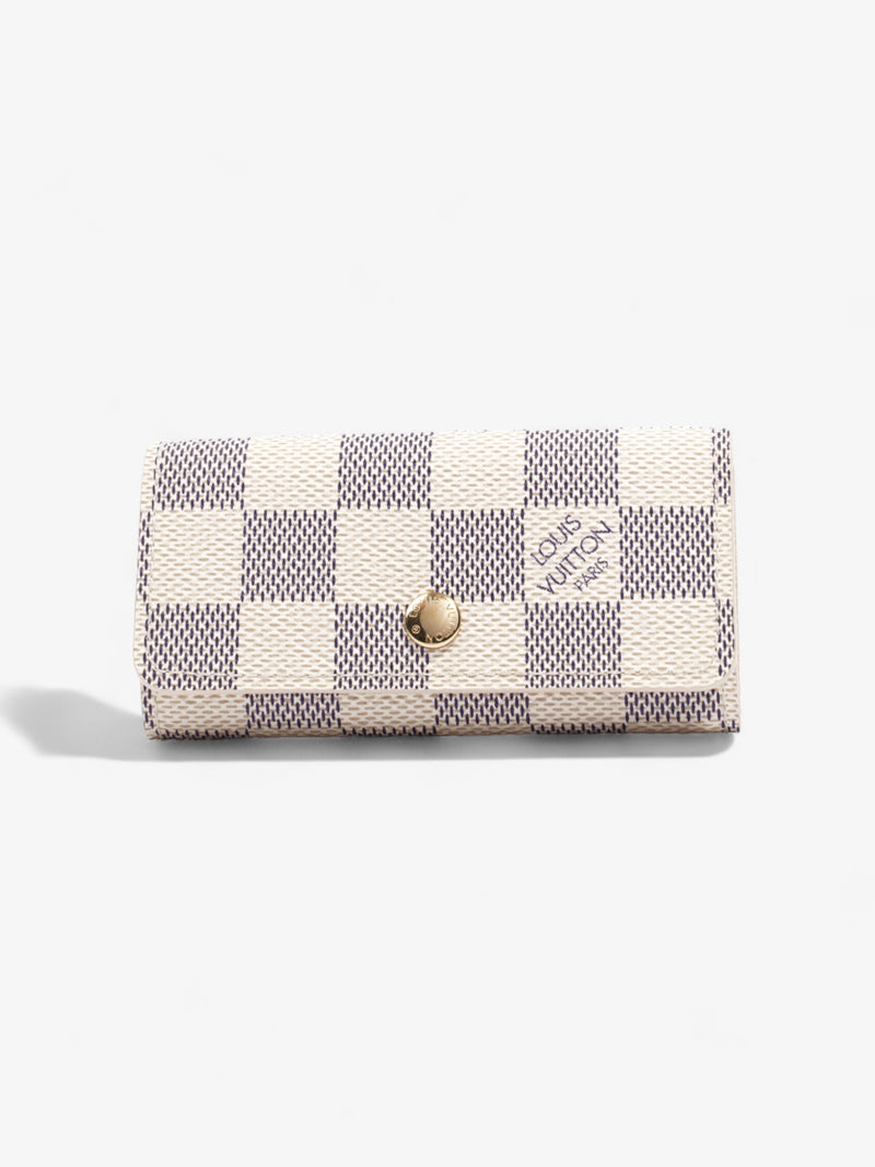  Multicles 4 Key Holder Damier Azur Coated Canvas