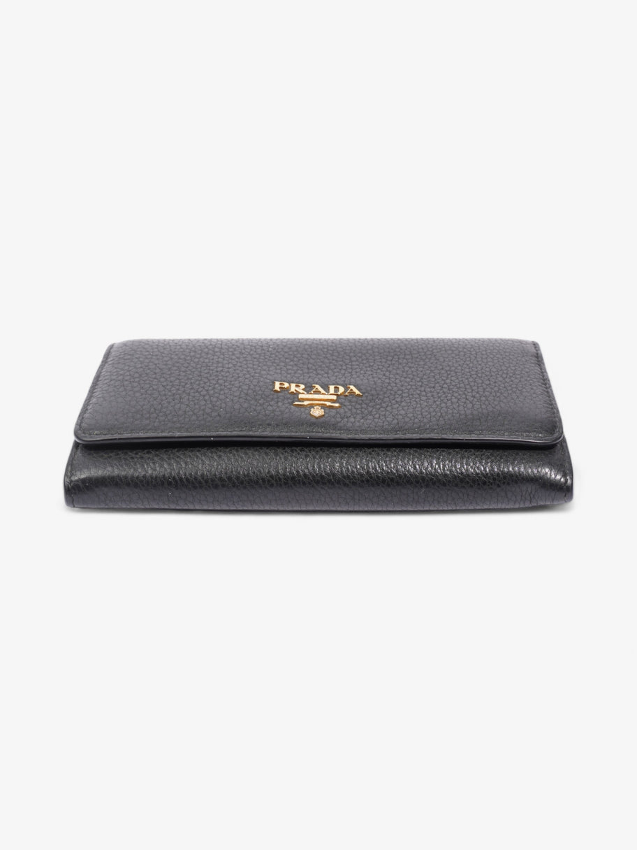 Long Wallet Black Saffiano Leather Image 5