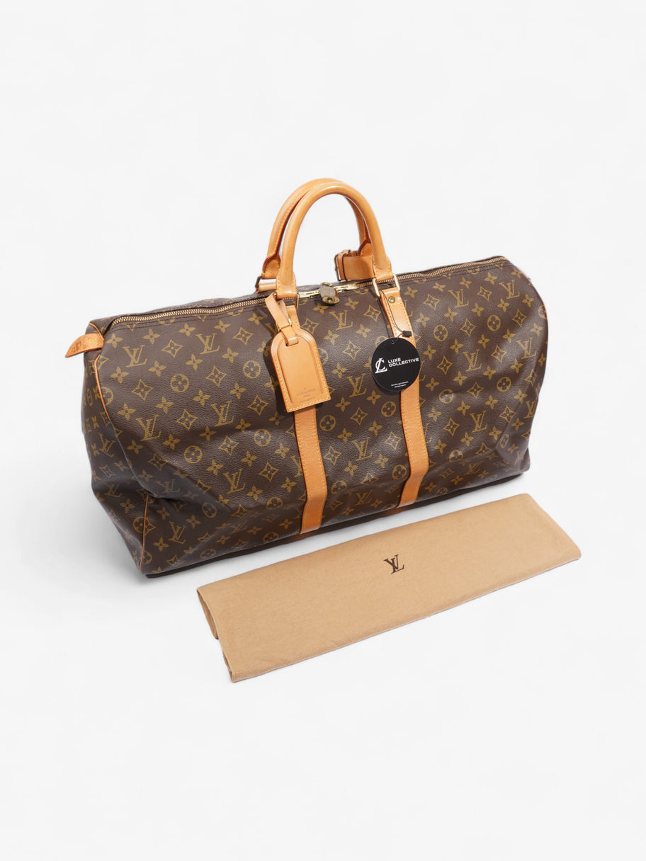 Louis Vuitton Keepall Monogram Coated Canvas 55 Image 8